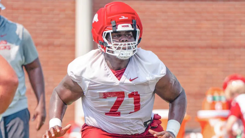 Razorbacks' OL Malachi Breland, DB Christian Harrison previewing Tulsa