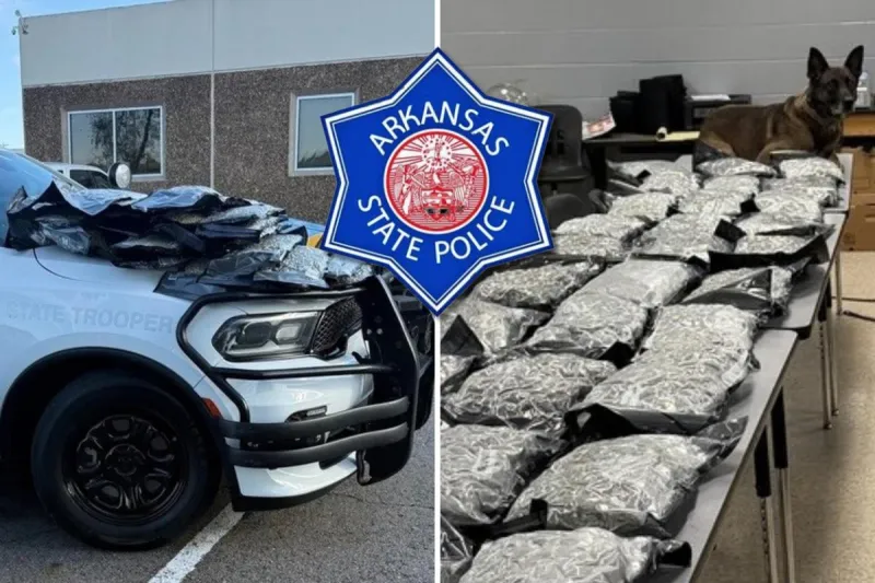 ASP Seizes Nearly 60 Pounds of Marijuana in Two I-40 Stops