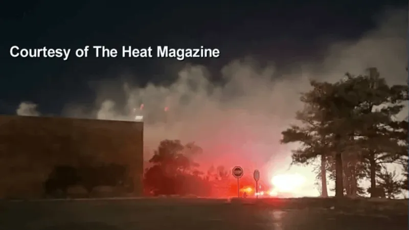 Pine Bluff fire crews respond to early morning blaze at Pines Mall