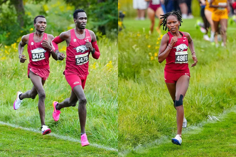 Arkansas runners sweep men's and women's titles at first cross country meet