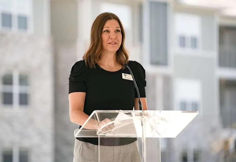 McAuley Place's opening celebrated; development aiming to offer teachers affordable living options to see first residents in October