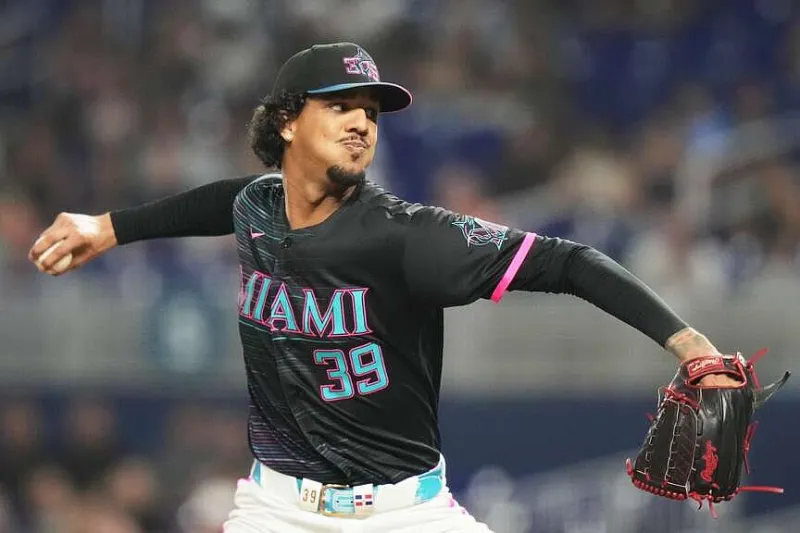 MLB roundup: Perez throws 1-hitter for just 11th MLB complete-game shutout this year as Marlins beat Braves 3-0