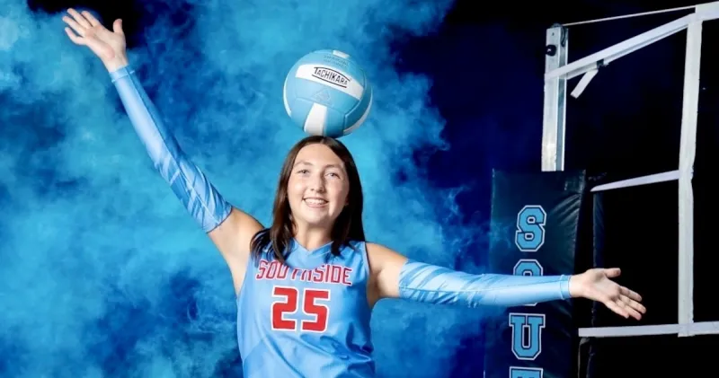 Southside volleyball player Kate Schmidt emphasizes kindness, a positive approach