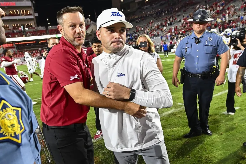 Ryan Silverfield, Tre Lamb, players press conferences: Arkansas football defeats Tulsa