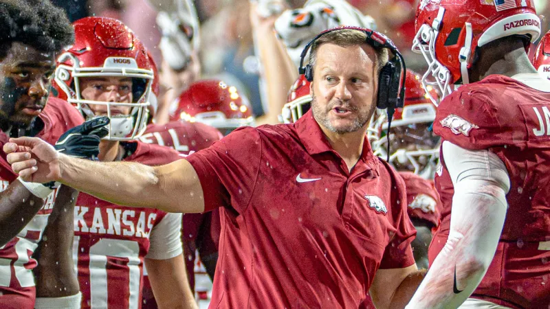 Razorbacks coach Ryan Silverfield recapping finally getting a win again