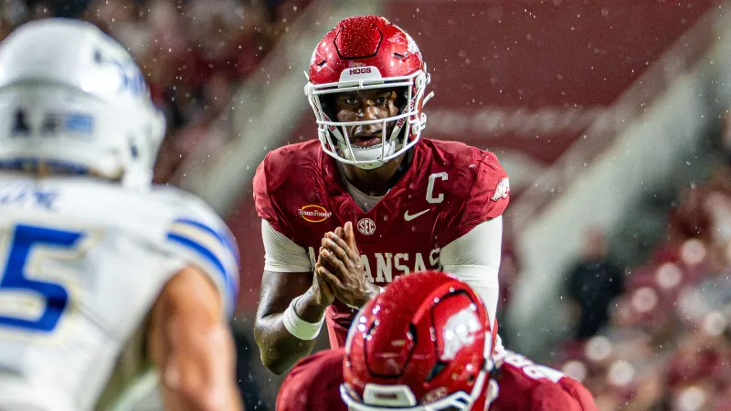 Razorbacks Chris Marshall, KJ Jackson after big win over Tulsa