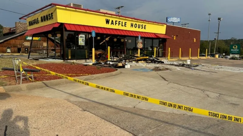 Maumelle Waffle House employee dies after car drives into restaurant, driver arrested