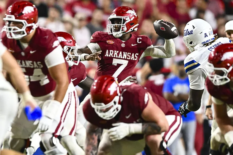 Report card: Arkansas football scores a pair of As in grading win over Tulsa