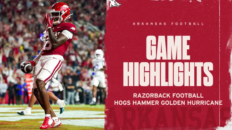 WATCH: Highlights -- Hogs Hammer Golden Hurricane