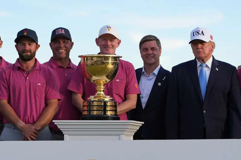 Americans rally in singles to win the Presidents Cup for the 11th straight time