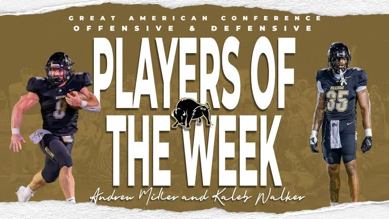 Harding's Miller and Walker Named GAC Players of the Week