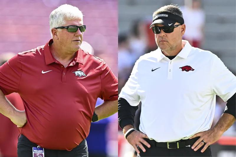 Ron Roberts, Tim Cramsey press conference: Arkansas offensive, defensive coordinators preview Texas A&M