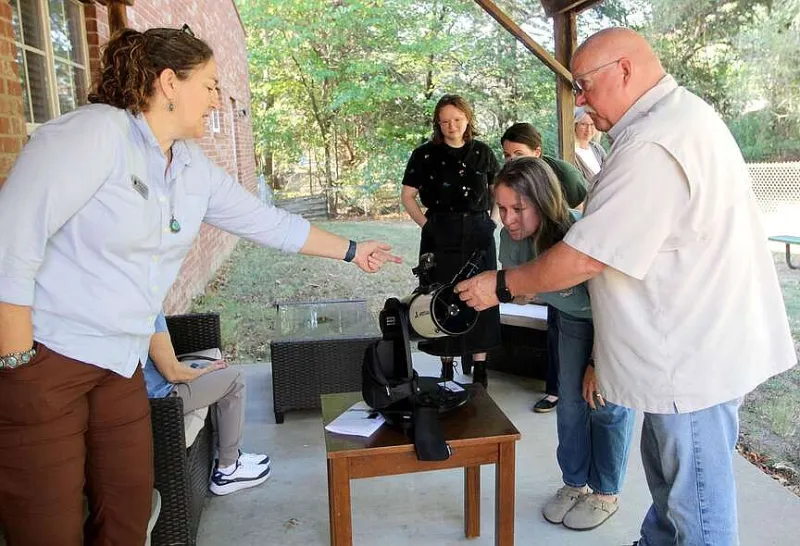 Telescope opens window to the universe; GarverGives donates telescope