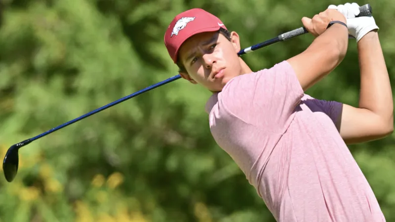 Arkansas men's golf takes second at Bryan Bros as Neo Berg fires 64