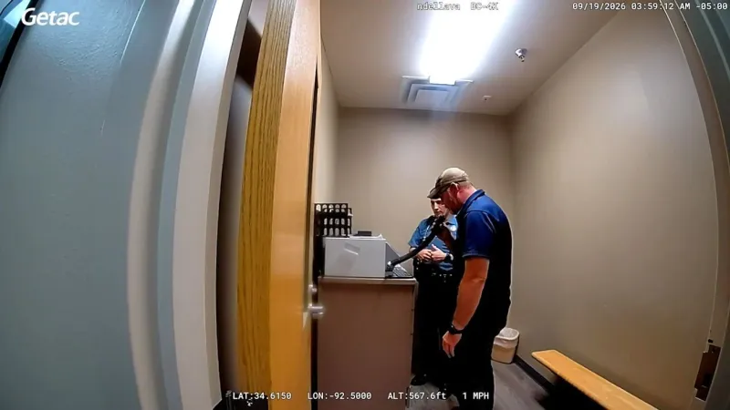 New bodycam footage shows moment former Saline Co. detective tested positive for DWI
