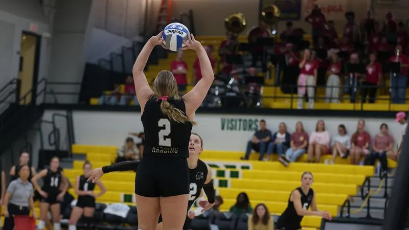 Harding Edged by Oklahoma Baptist in GAC Five-Setter