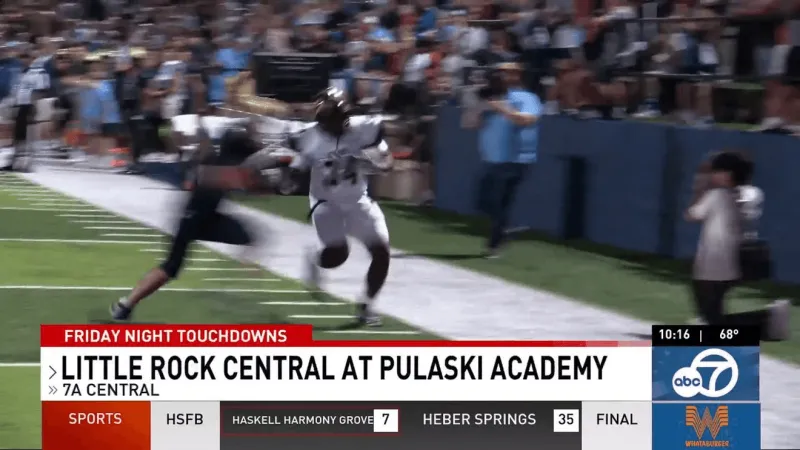 Pulaski Academy escapes Little Rock Central 14-13