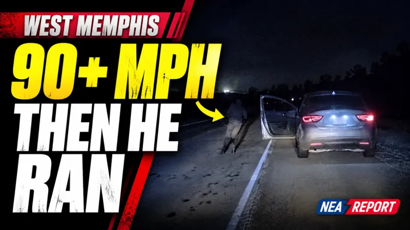 VIDEO: Driver Flees With Backpack After West Memphis Pursuit