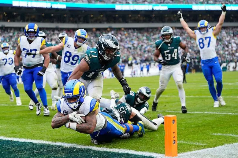 Los Angeles Rams heed coach McVay's plea, slide by Philadelphia Eagles