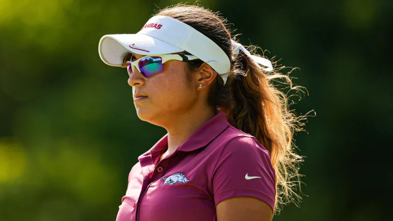 Arkansas women's golf slips to third as Marin grabs share of lead