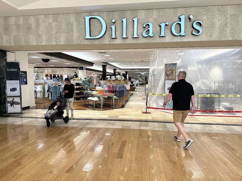 Dillard's Inc. shares trading Monday on the Texas Stock Exchange