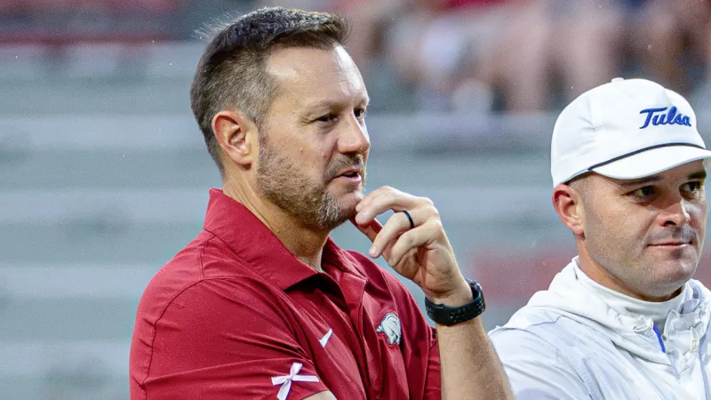 Razorbacks coach Ryan Silverfield on loss to A&M, now facing Vols