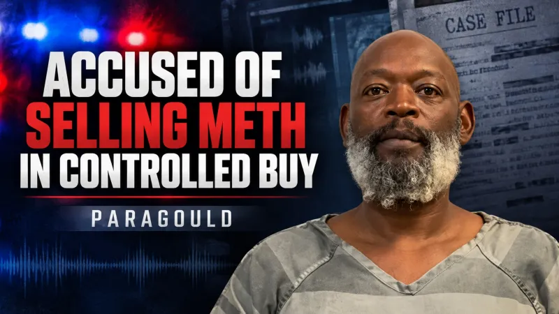 Paragould Man Accused of Selling Meth in Police-Controlled Buy