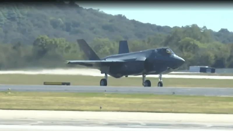 German F-35 jet lands in Fort Smith for pilot training program