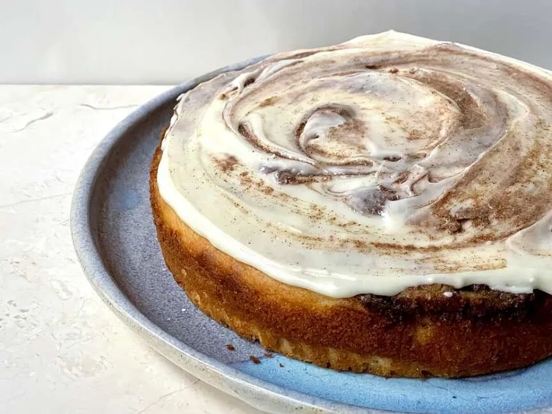 FRONT BURNER | OPINION: Cinnamon Roll Cake has all of the flavor of a sweet roll in the speed of a snack cake