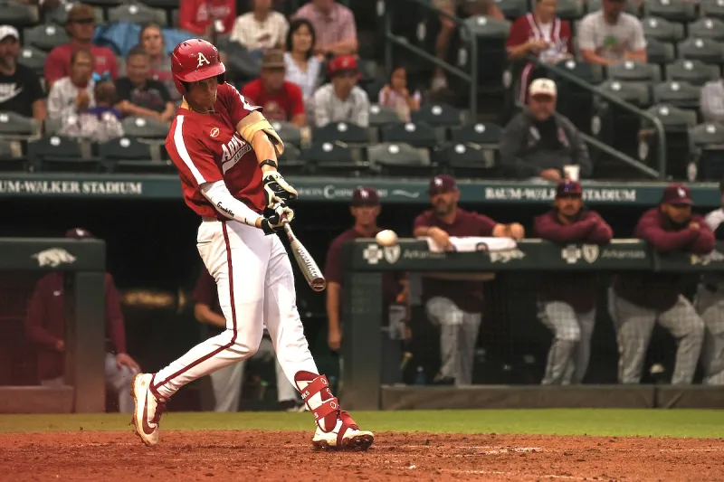 Arkansas baseball hitters happy to face different set of pitchers