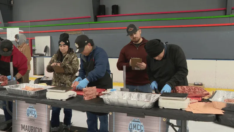 Meat cutters swap coolers for Little Rock ice rink in national challenge opener