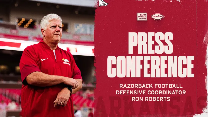 Roberts meets with media to preview contest with Tennessee