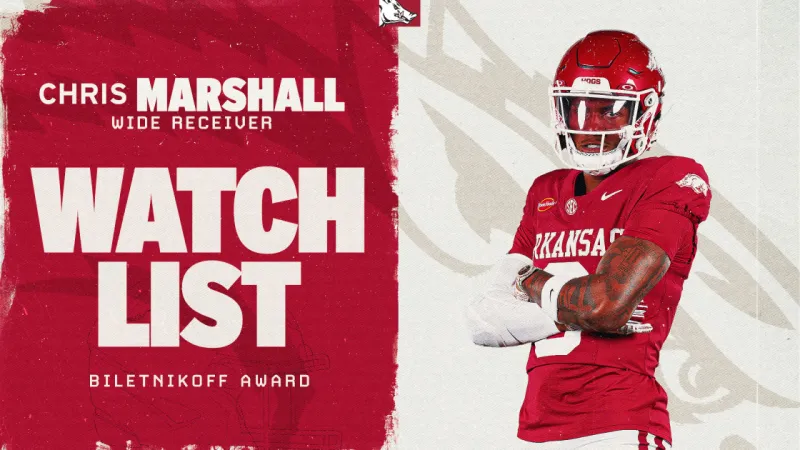 Marshall Added to Biletnikoff Award Watch List