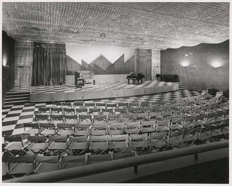 Edward Durell Stone's Fine Arts Center on the UA campus preserves legacy of arts integration