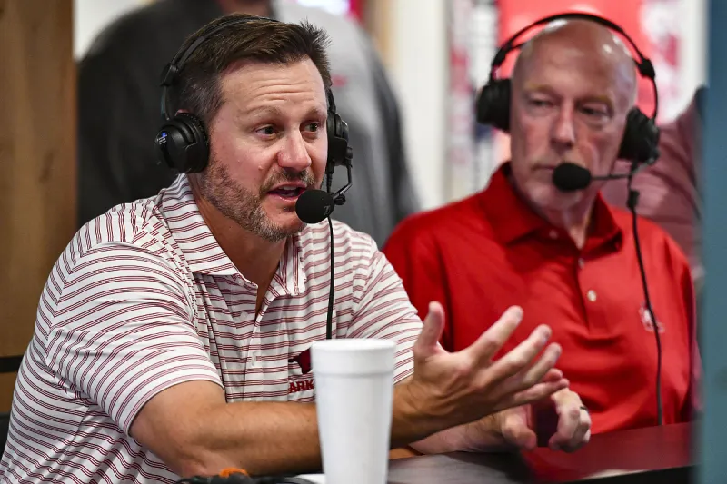 What Arkansas football coach Ryan Silverfield said during his radio show ahead of Tennessee game