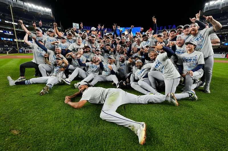 Rays beat Yankees 4-3 for 3-game Division Series sweep behind Mesa homer, fan interference call