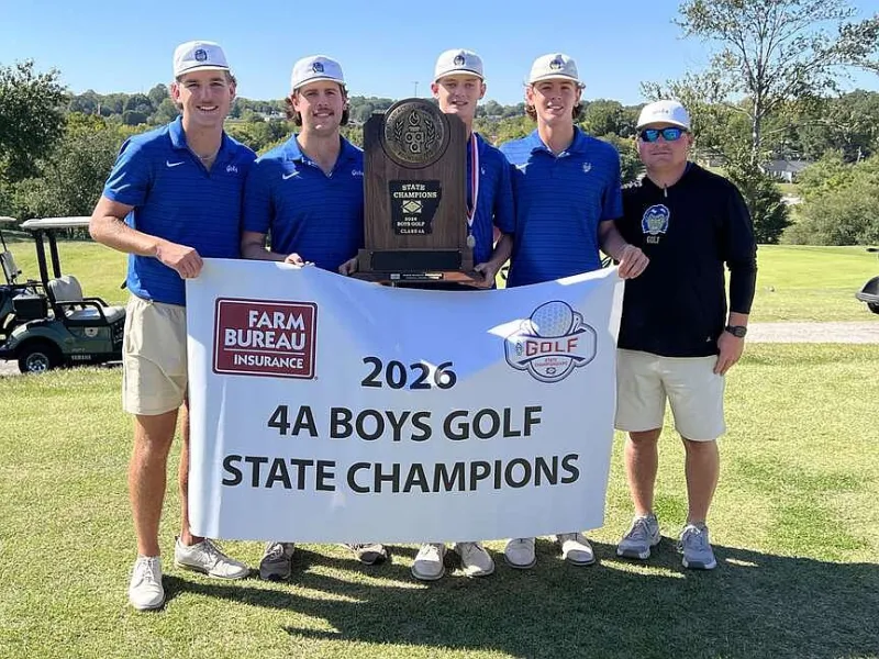 Harrison boys golf team wins state title on home course