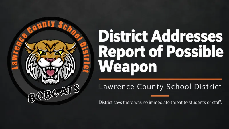 Lawrence County School District Addresses Report of Possible Weapon in Campus Parking Lot