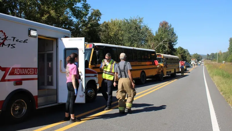 Arkansas State Police probe Highway 9 school bus accident near Catholic Point Road