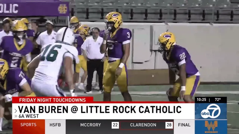 Van Buren beats Little Rock Catholic 25-19