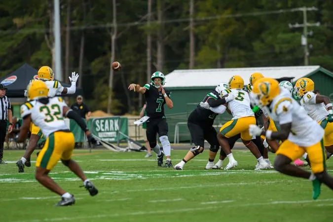 Weevils Produce 514 Yards of Offense in Homecoming Loss to Oklahoma Baptist