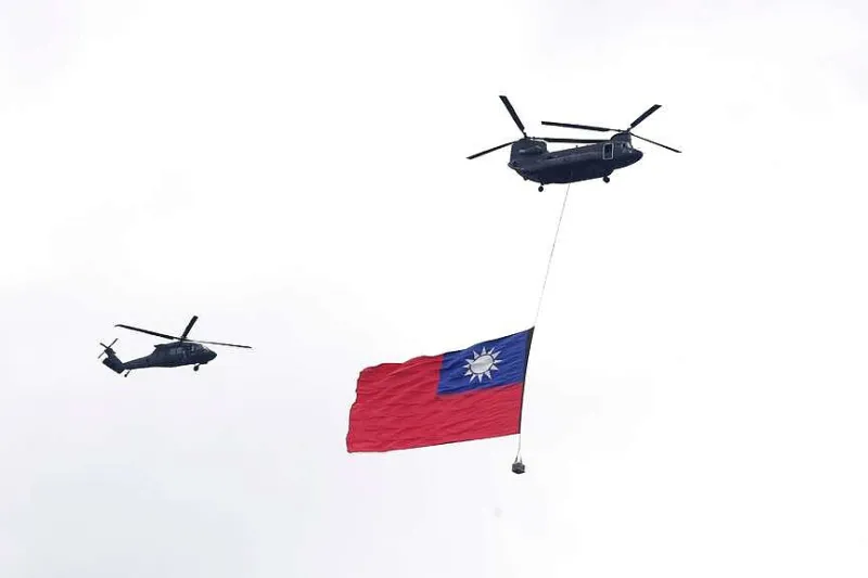 Taiwan holiday marked with call for freedom