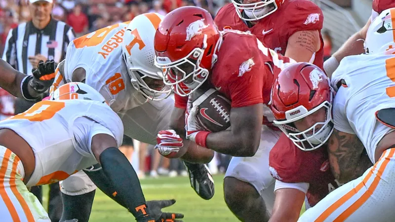 What Razorbacks adjusted to get running game working against Vols