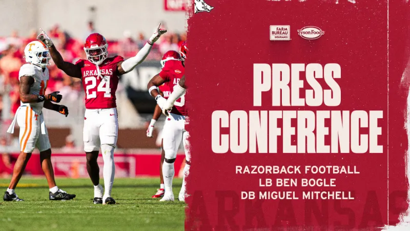Bogle, Mitchell break down Hogs' loss against Vols