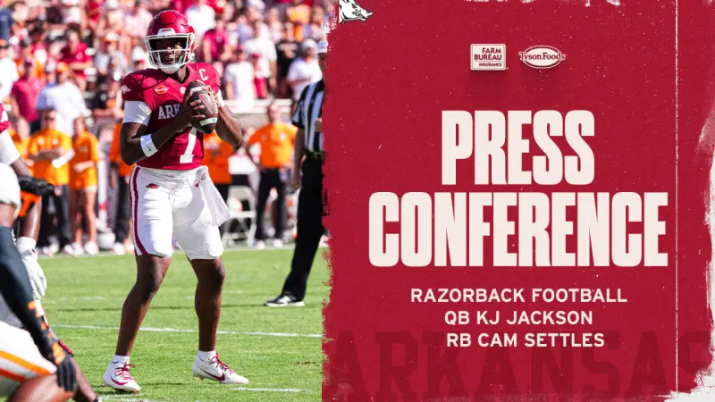 Jackson, Settles discuss Hogs' setback against Vols