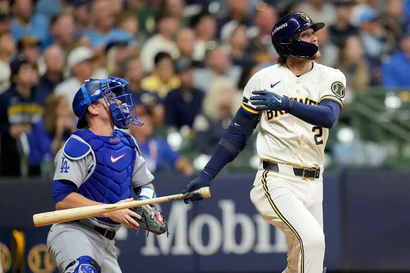 Turang homers, Milwaukee's bullpen delivers as Brewers beat LA Dodgers 2-1 in NLCS opener
