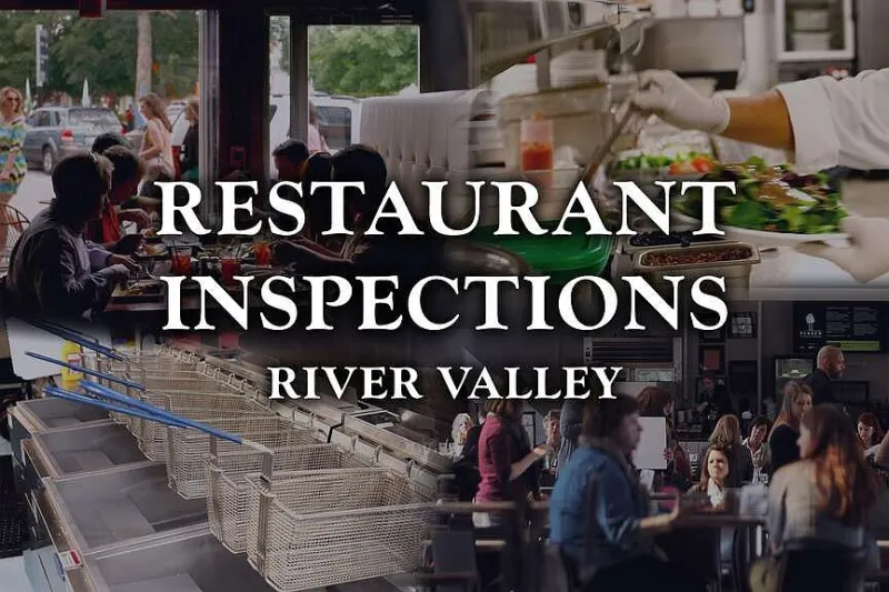 River Valley Restaurant Inspections: Black debris build up on soda fountain nozzles, roaches seen in kitchens