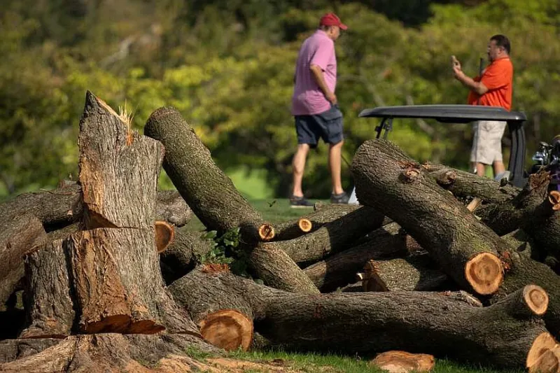 Judge orders pause for work on golf course