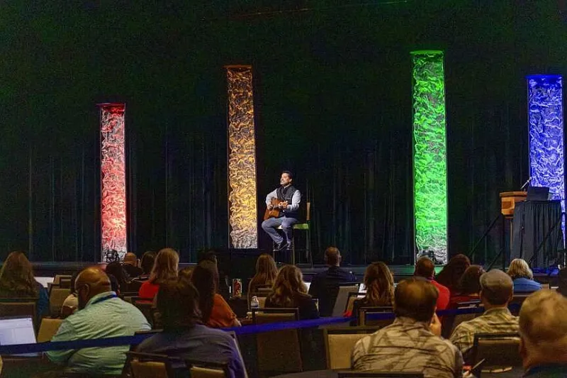 WATCH | Ravi Hutheesing urges Arkansas community colleges to focus on human skills as AI transforms workforce