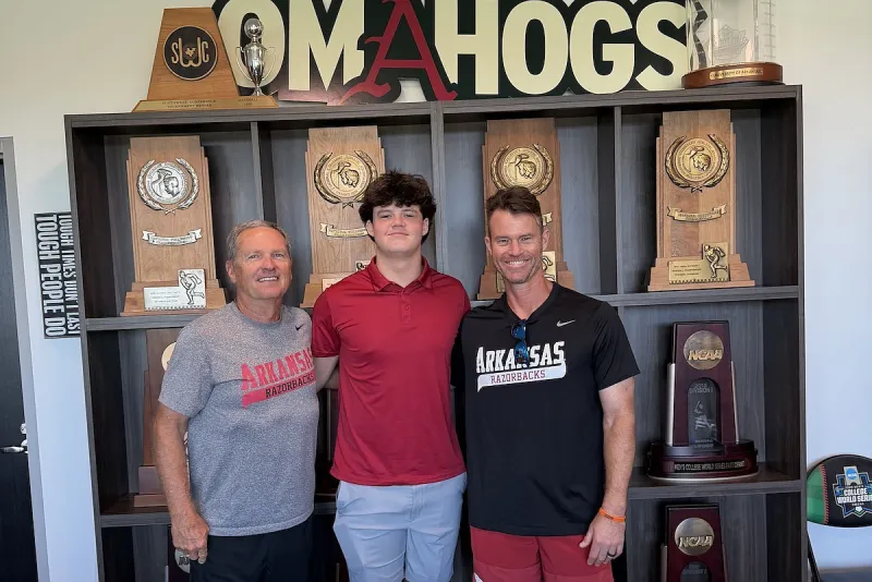 Sylvan Hills pitcher, quarterback standout Caden Burnett commits to Arkansas baseball